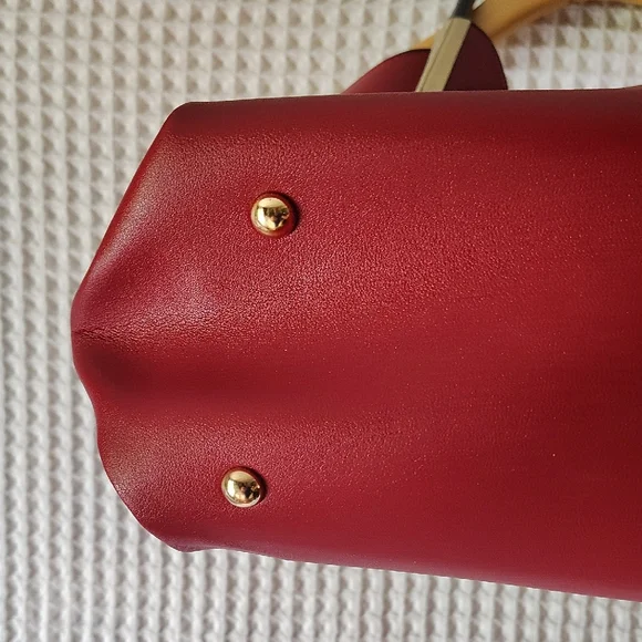 Vintage Kathy Ireland Burgundy Shoulder Bag NWT - Picture 4 of 13